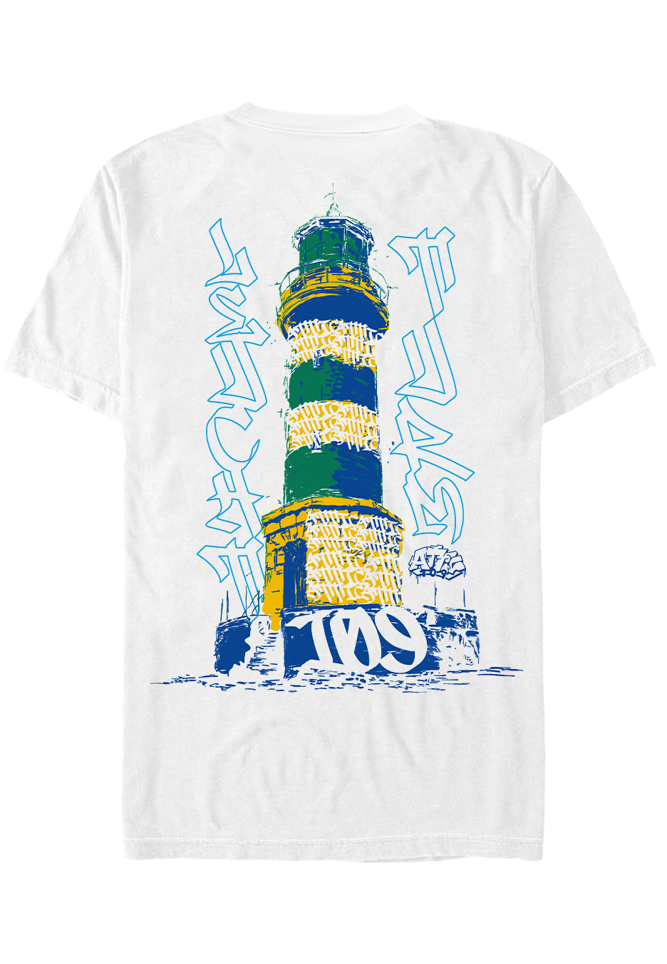 Attic109 Leuchtturm white T-Shirt
